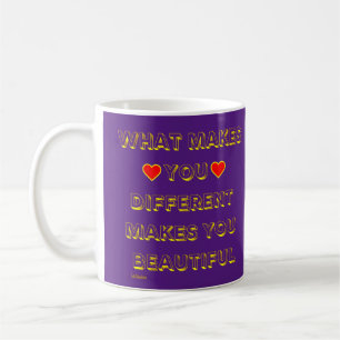MUG CE QUI VOUS REND DIFFÉRENTS VOUS REND BEAU