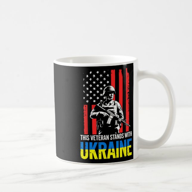 Mug Ce vétéran se tient avec l'Ukraine 11  (Droite)
