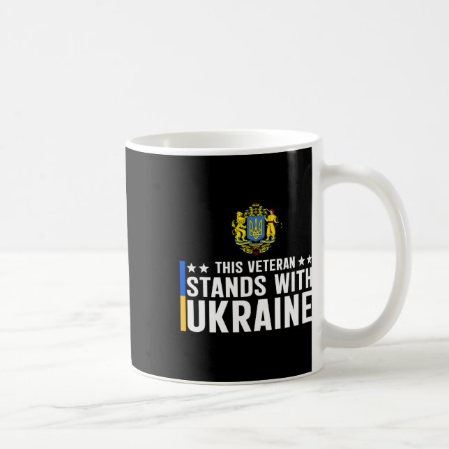 Mug Ce vétéran se tient avec l'Ukraine 5  (Droite)