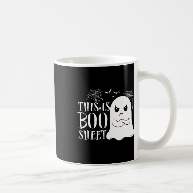 Mug Ceci Est Bosheet Ghost Retro Halloween Costume 1 (Droite)