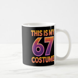 Mug Ceci est mon costume de Halloween 67 numéro 6 7 Me