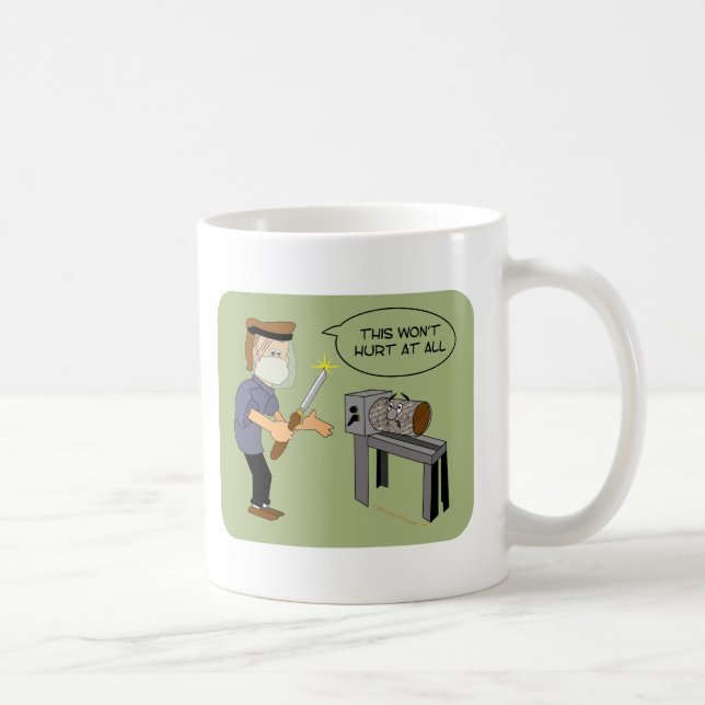 Mug Ceci ne blessera pas la bande dessinée drôle de (Droite)