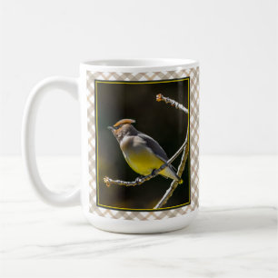 Mug Cèdre cire Songbird Photo originale Oiseau sauvage