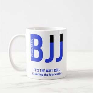 Mug Ceinture bleue personnalisée BJJ Jiu Jitsu