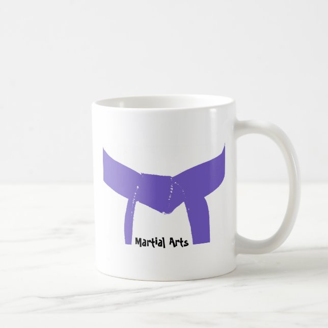 Mug Ceinture violette des arts martiaux (Droite)