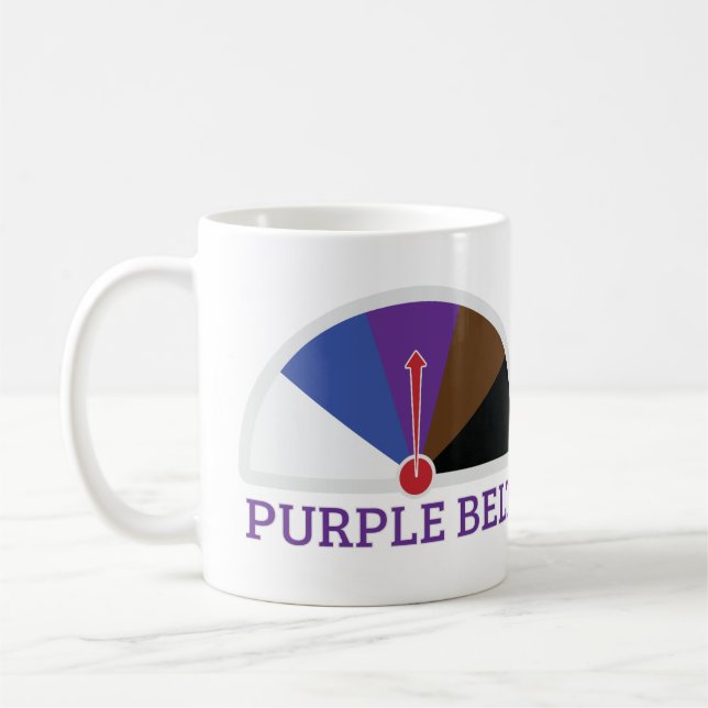 Mug Ceinture violette Jiu Jitsu (Gauche)