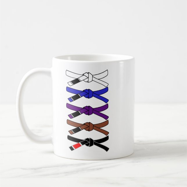 Mug Ceintures Jiu Jitsu (Gauche)