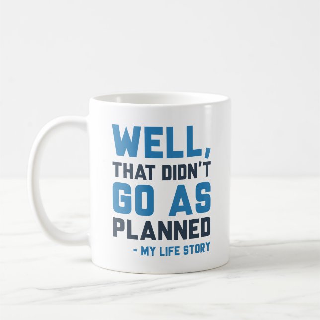 Mug Cela n’a pas fonctionné comme prévu (Gauche)