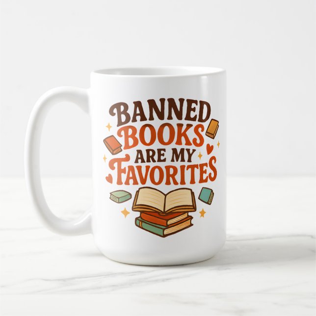 Mug Celebrate Banned Literature Pride (Gauche)