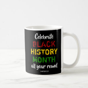 Mug CELEBRATE BHM BLACK HISTORY MONTH Bible Christian