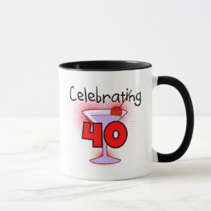 Mug Célébration de 40 T-shirts et cadeaux
