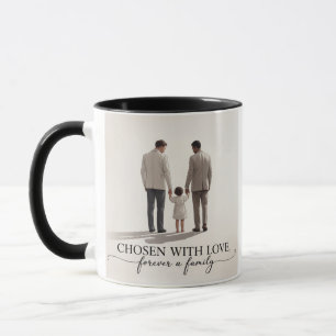 Mug Célébration de deux hommes LGBTQ devenant parents