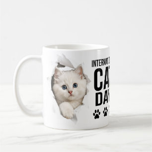 Mug célébration de la journée internationale du chat