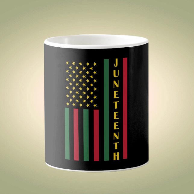 Mug Célébration de la liberté Juneteenth Drapeau améri (Créateur téléchargé)