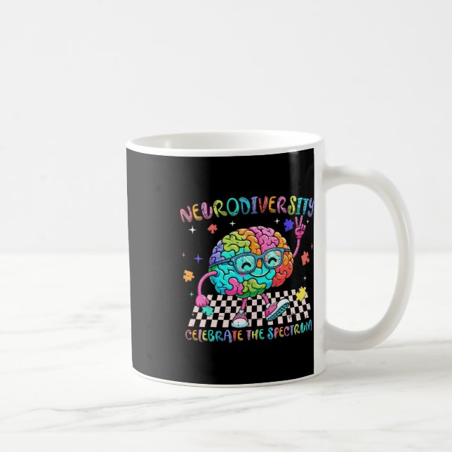 Mug Célébration de la neurodiversité cérébrale Le spec (Droite)