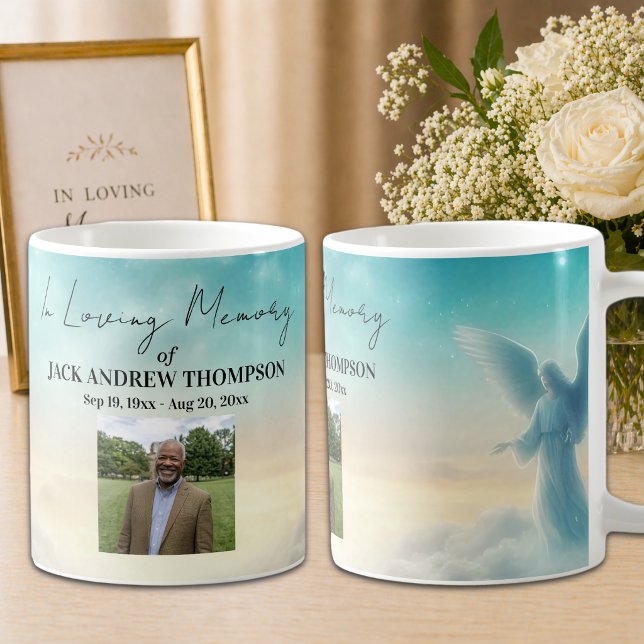 Mug Célébration de la vie des anges célestes Photo  (Créateur téléchargé)
