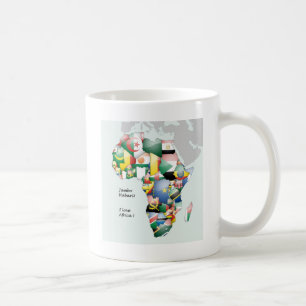 Mug Célébration de l'Afrique dans le design des drapea