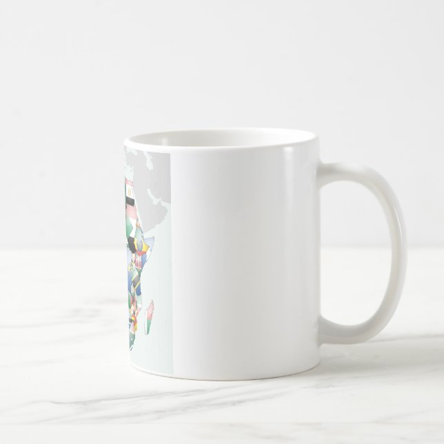 Mug Célébration de l'Afrique dans le design des drapea (Droite)
