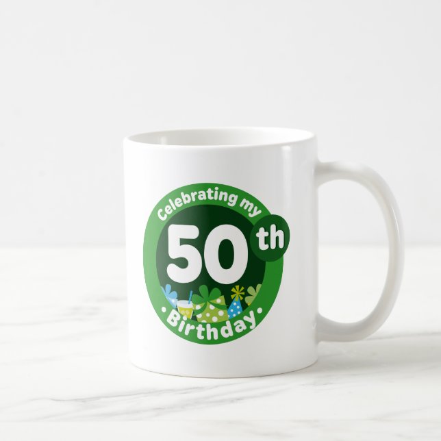 Mug Célébration de mon cinquantième anniversaire (Droite)