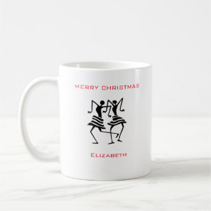 Mug Célébration de Noël Silhouette
