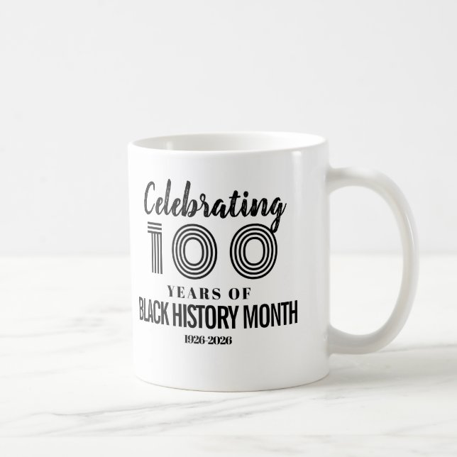 Mug Célébration des 100 ans du Mois de l'histoire des  (Droite)