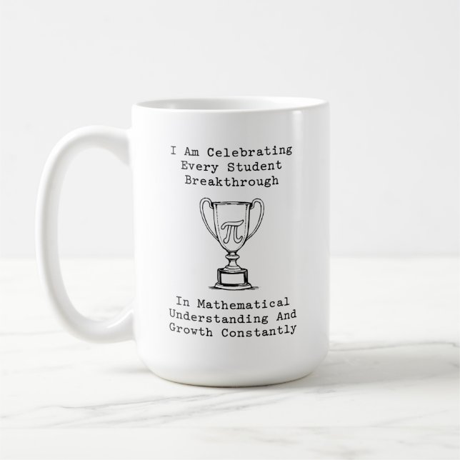 Mug Célébration des percées et de la croissance des él (Gauche)