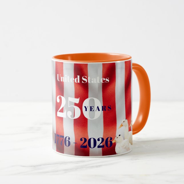 Mug Célébration du 250e anniversaire (Devant droit)