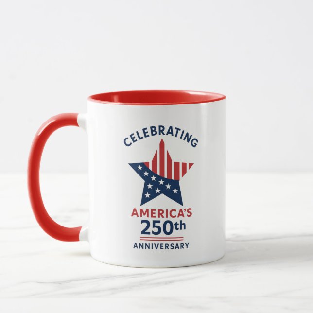 Mug Célébration du 250e anniversaire de l'Amérique (Gauche)