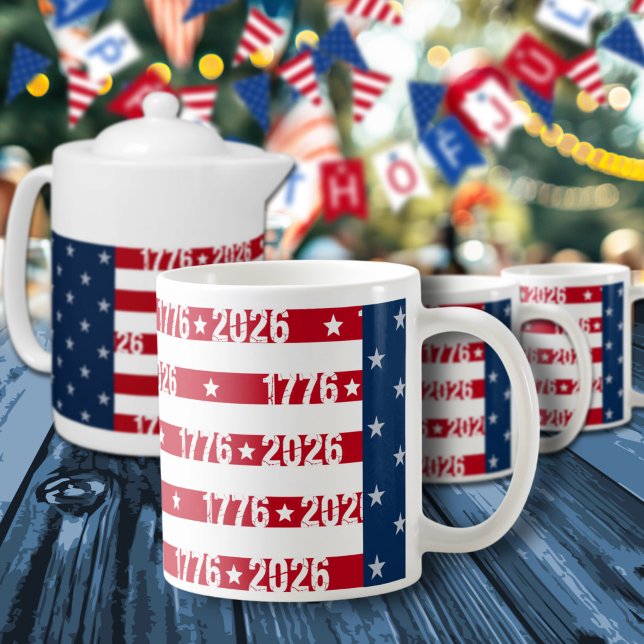 Mug Célébration du 250e anniversaire de l'Amérique 177 (Créateur téléchargé)