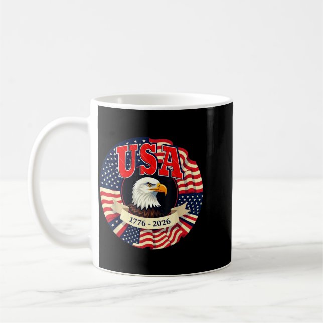 Mug Célébration du 250e anniversaire patriotique des É (Gauche)