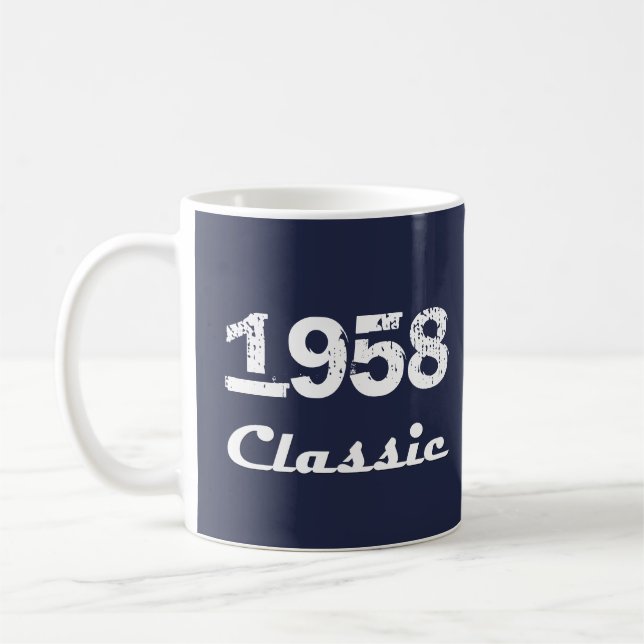 Mug Célébration du 60e anniversaire de 1958 (Gauche)
