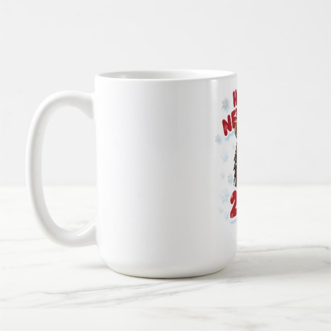 Mug Célébration du Nouvel An sous le signe du Cheval 2 (Gauche)