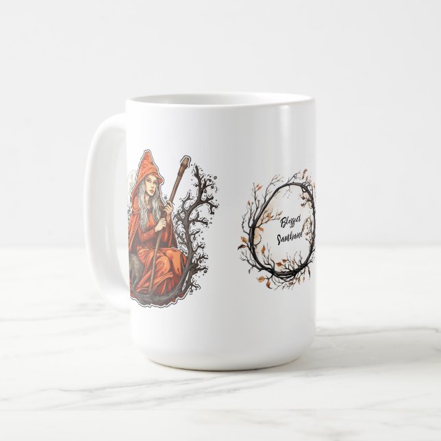 Mug Célébration païenne de Samhain (Devant gauche)