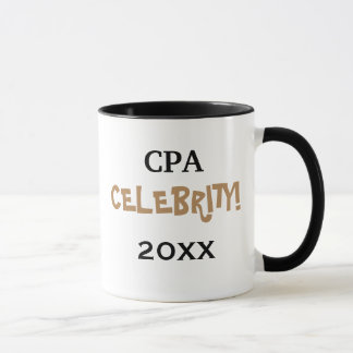 Mug Célébration personnalisée d'un comptable spécial C