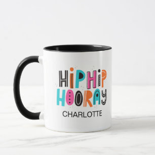 Mug Célébration Personnalisée Hip Hip Hourra