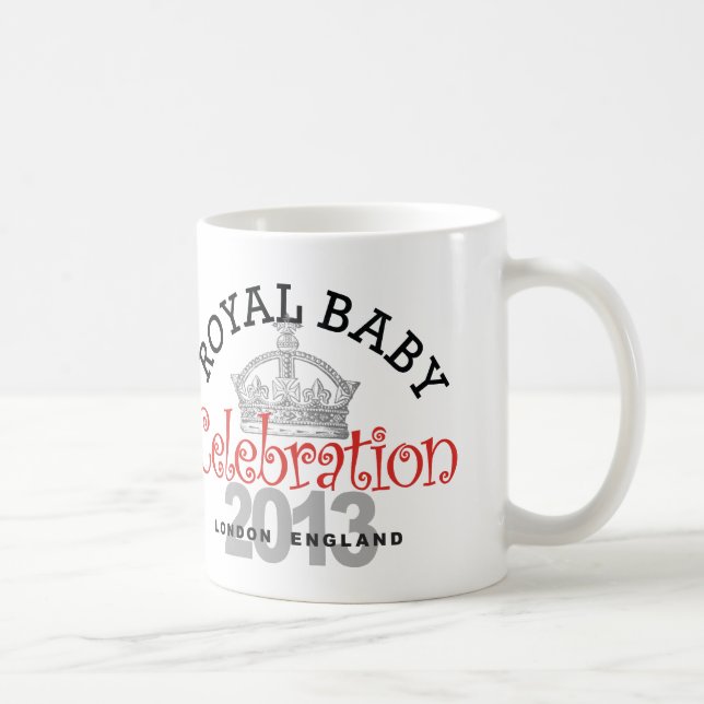Mug Célébration royale de bébé (Droite)