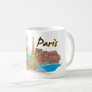 Mug Célèbre ville de Paris France