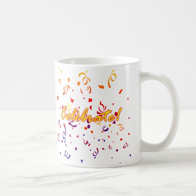 Mug Célébrer Confetti (Droite)