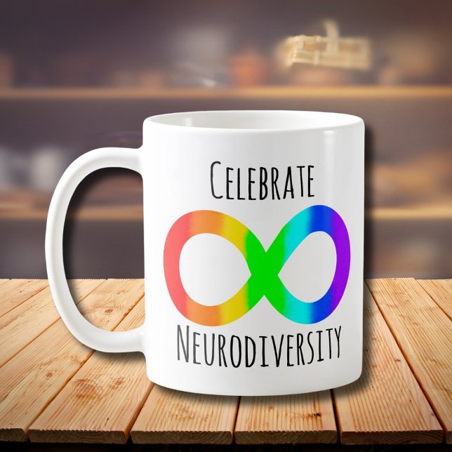 Mug Célébrer la neurodiversité Autisme Acceptation Arc (Créateur téléchargé)