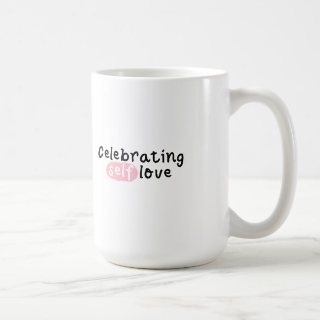 Mug Célébrer l'amour de soi Saint Valentin (Droite)