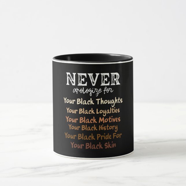 Mug Célébrer l'histoire des Noirs (Centre)