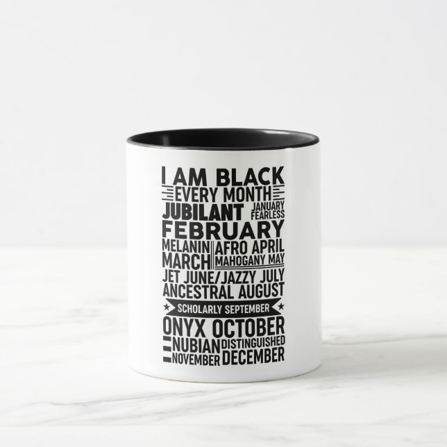 Mug Célébrer l'histoire des Noirs (Centre)
