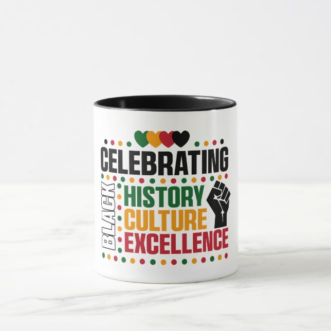 Mug Célébrer l'histoire des Noirs (Centre)