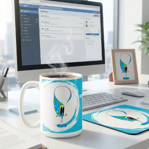 Mug Célébrez Chaque Jour Dessin Animé Coloré