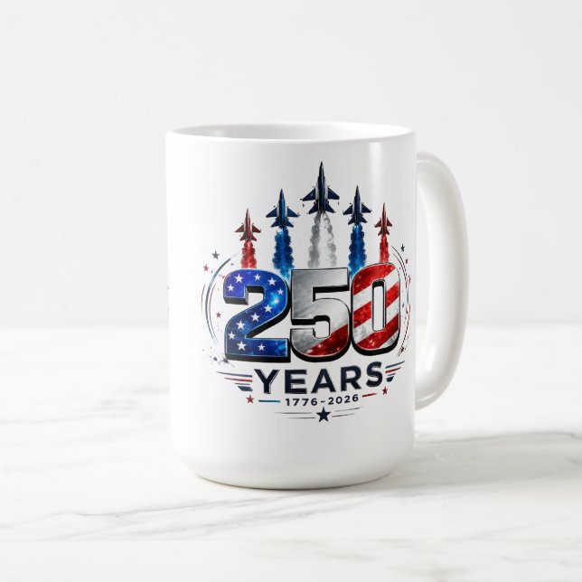 Mug Célébrez les 250 ans des États-Unis  (Devant droit)