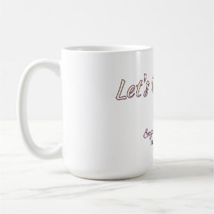 Mug Célébrons les fiançailles de nom date jaune