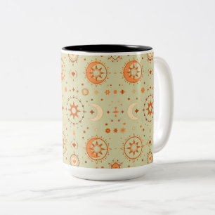 Mug céleste de Boho   Astrologie Sun & Moon