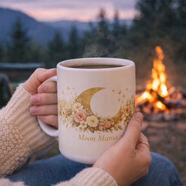 Mug Céleste Personnalisé Moon Mama (Créateur téléchargé)