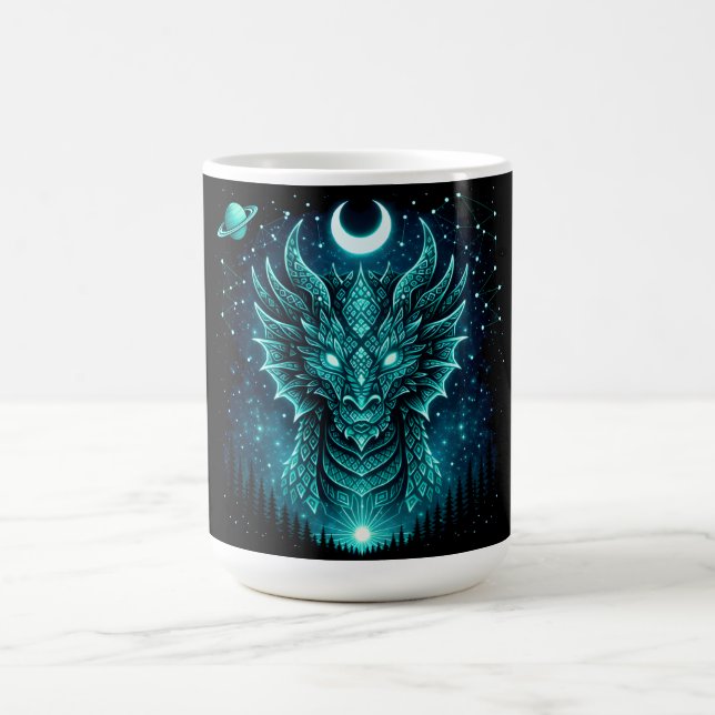 Mug Celestial Dragon – Cosmic Myth Wildlife Galaxy (Centre)