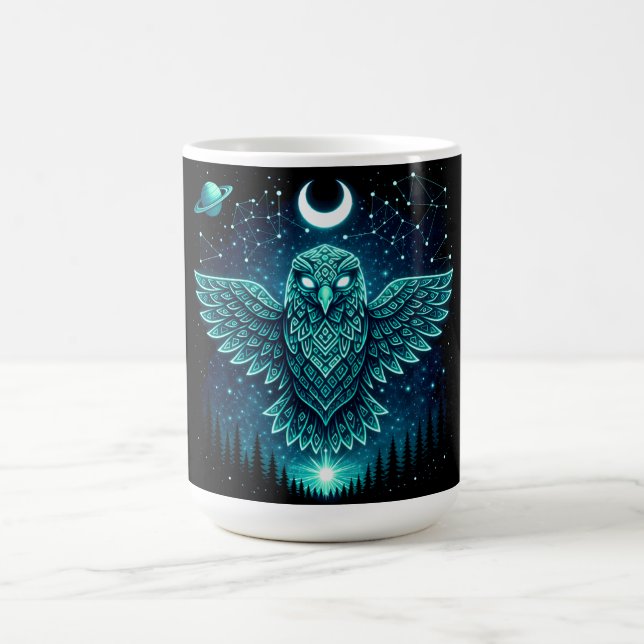 Mug Celestial Eagle – Stellar Freedom Wildlife Galaxy  (Centre)